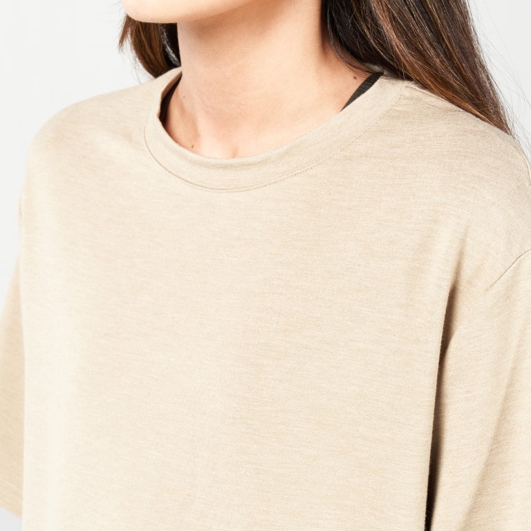 Code Oversized Live in Tee - Sand Marl